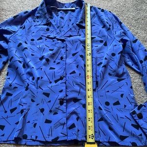 Top, Vintage 80s/90s Abstract Design